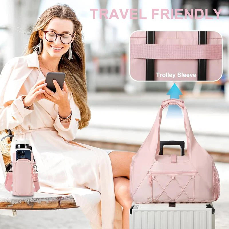 The Studio Carryall™ — Luxury Yoga & Pilates Tote Bag with Mat Holder