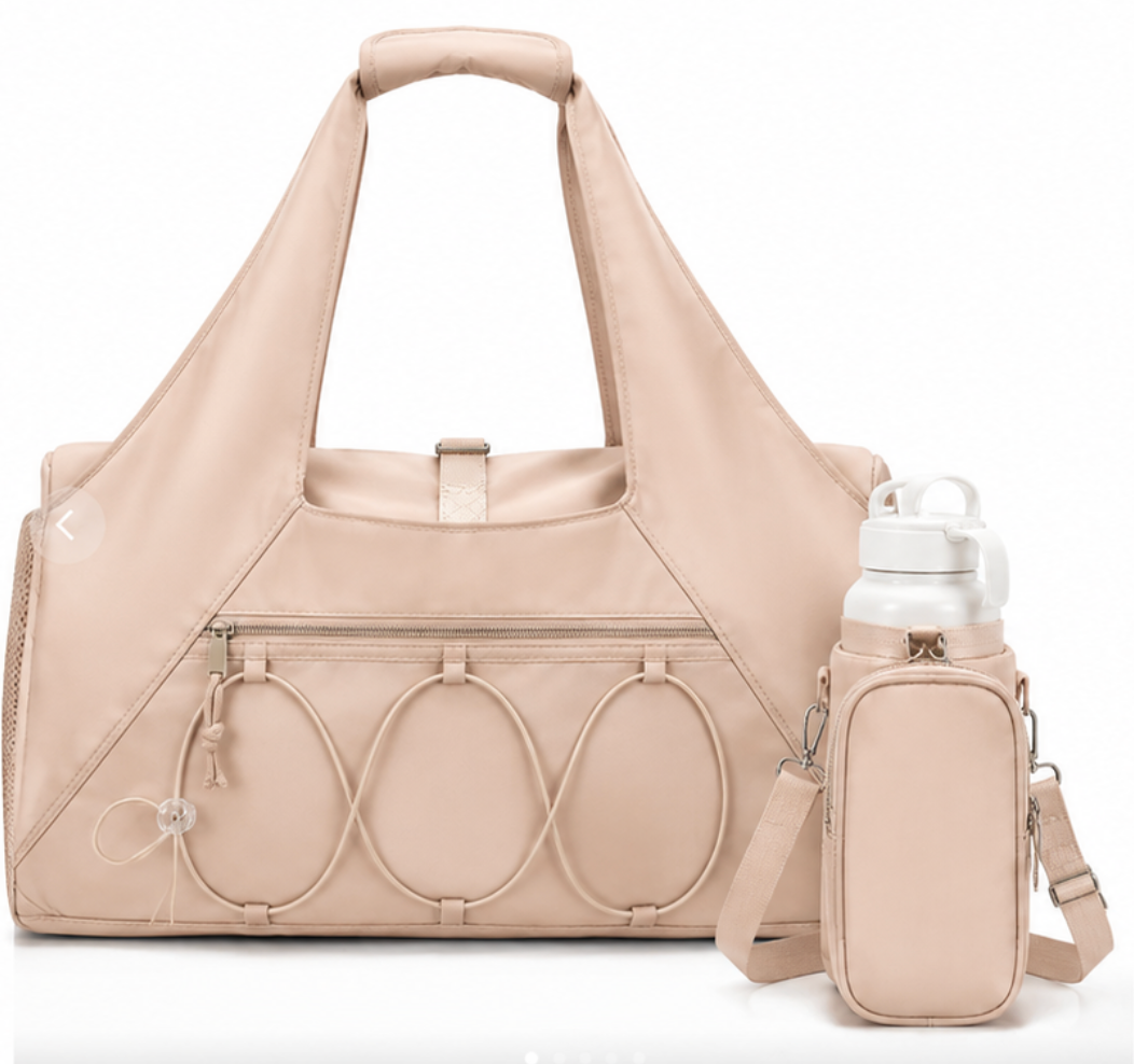 The Studio Carryall™ — Luxury Yoga & Pilates Tote Bag with Mat Holder