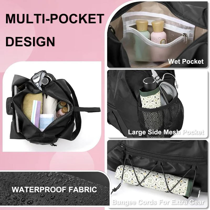 The Studio Carryall™ — Luxury Yoga & Pilates Tote Bag with Mat Holder