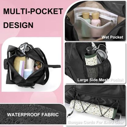 The Studio Carryall™ — Luxury Yoga & Pilates Tote Bag with Mat Holder